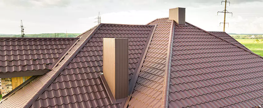 Residential Chimney Flashing Restoration in Newington, CT