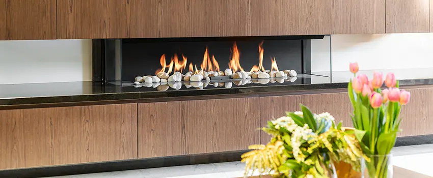 Double-height Fireplace Design Refurbishment in Newington, Connecticut